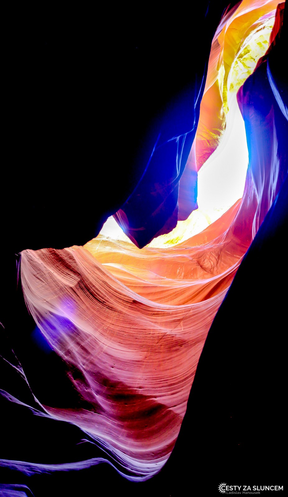 Pro abstraktní malíře musí být Antilopí kaňon rájem - Ladislav Hanousek, Antelope Canyon NP