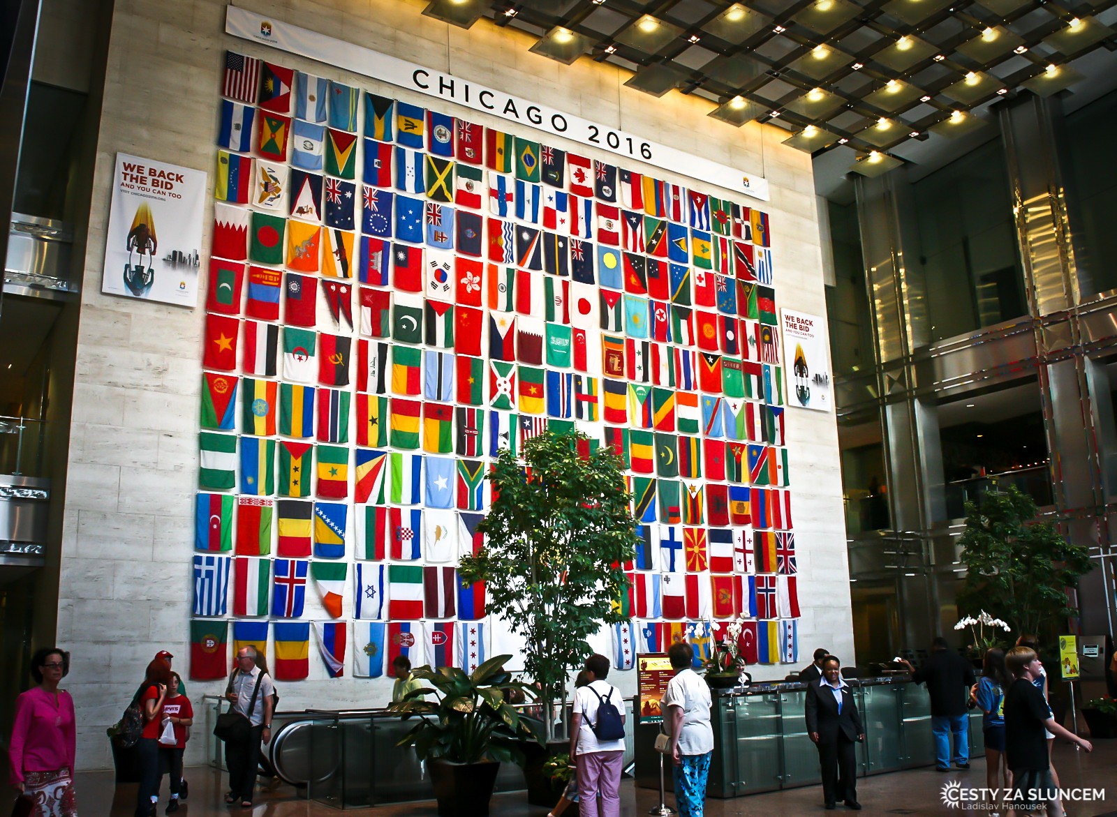 Vstupní hala Sears Tower. - Ladislav Hanousek, Illinois