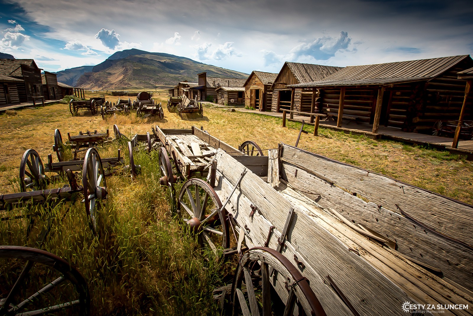 Město Cody je jen asi 80 km od Yellowstonského národního parku. Je tu unikátní skanzen Old Trail Town - Ladislav Hanousek, Cody