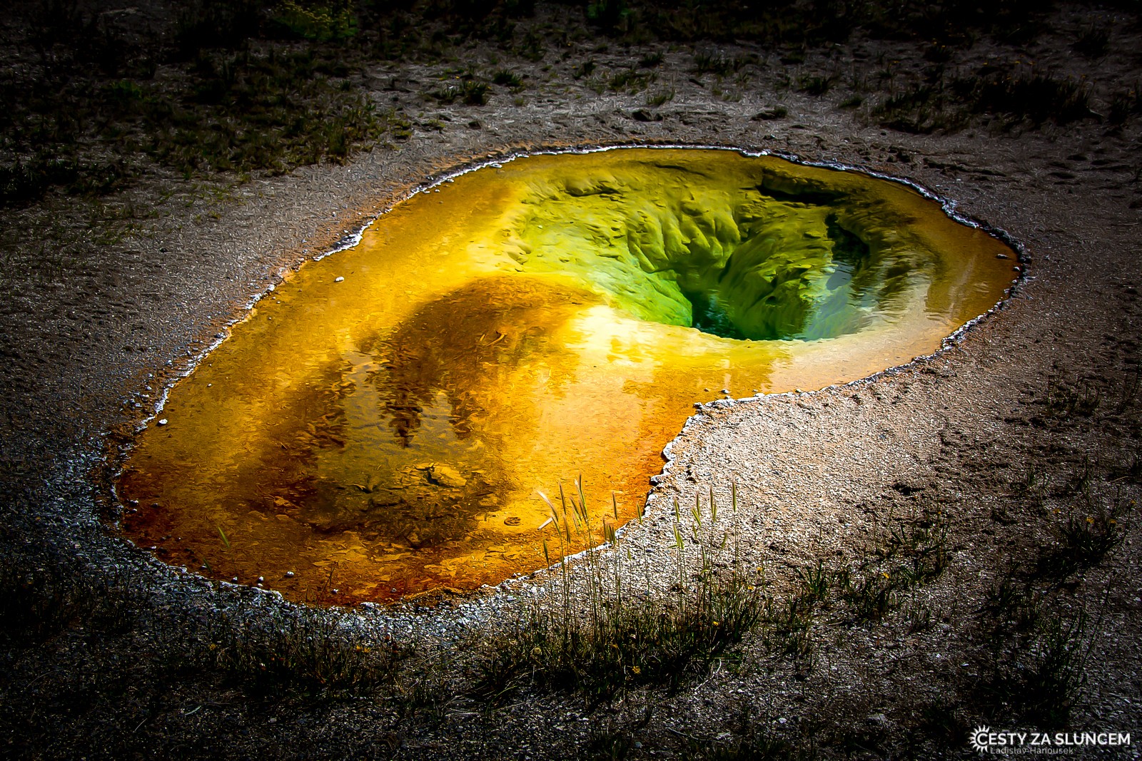 Jezírko Beauty Pool - Ladislav Hanousek, Yellowstone NP