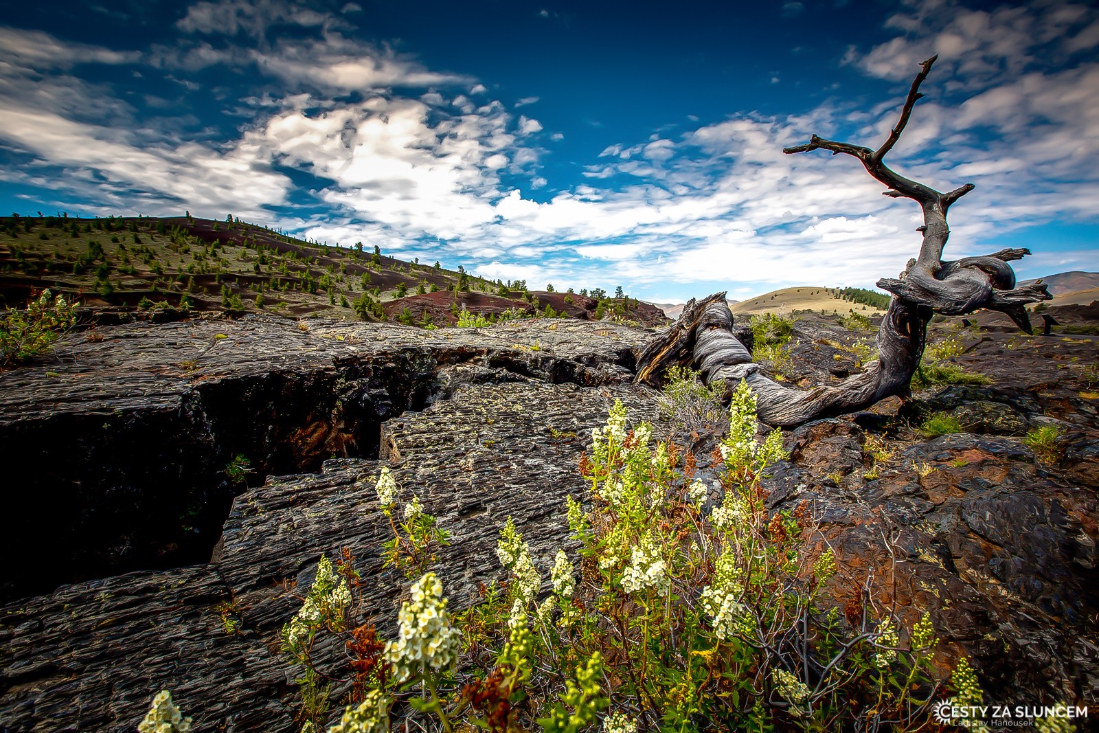 Tento snímek je ze stezky s názvem North Crater Flow Trail - Ladislav Hanousek, Craters of the Moon