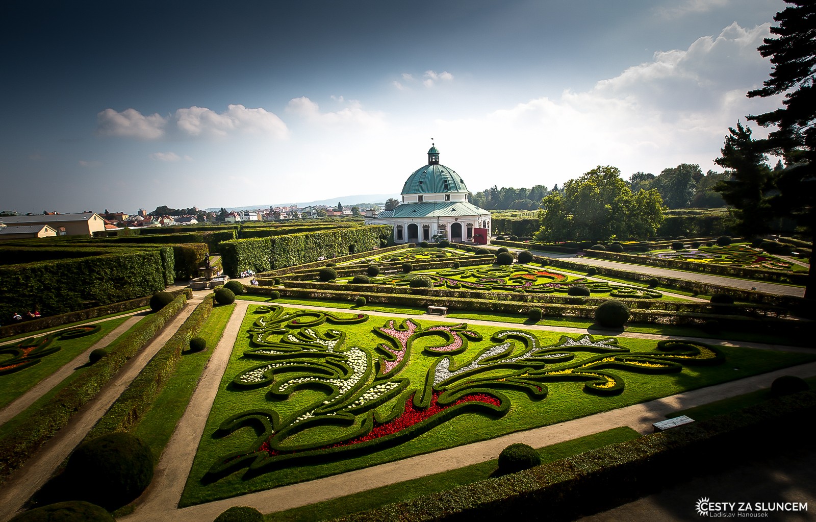 Kroměříž - Květná zahrada - Ladislav Hanousek, Květiny a stromy