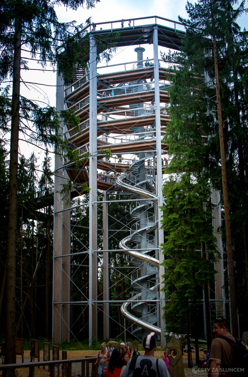 Lipno - Stezka korunami stromů - Ladislav Hanousek, Rozhledny