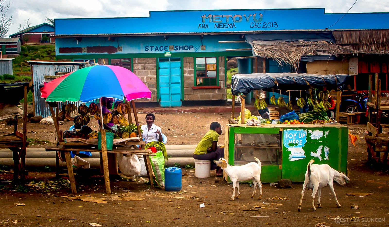 Předměstí města Kaiado - Ladislav Hanousek, Keňa