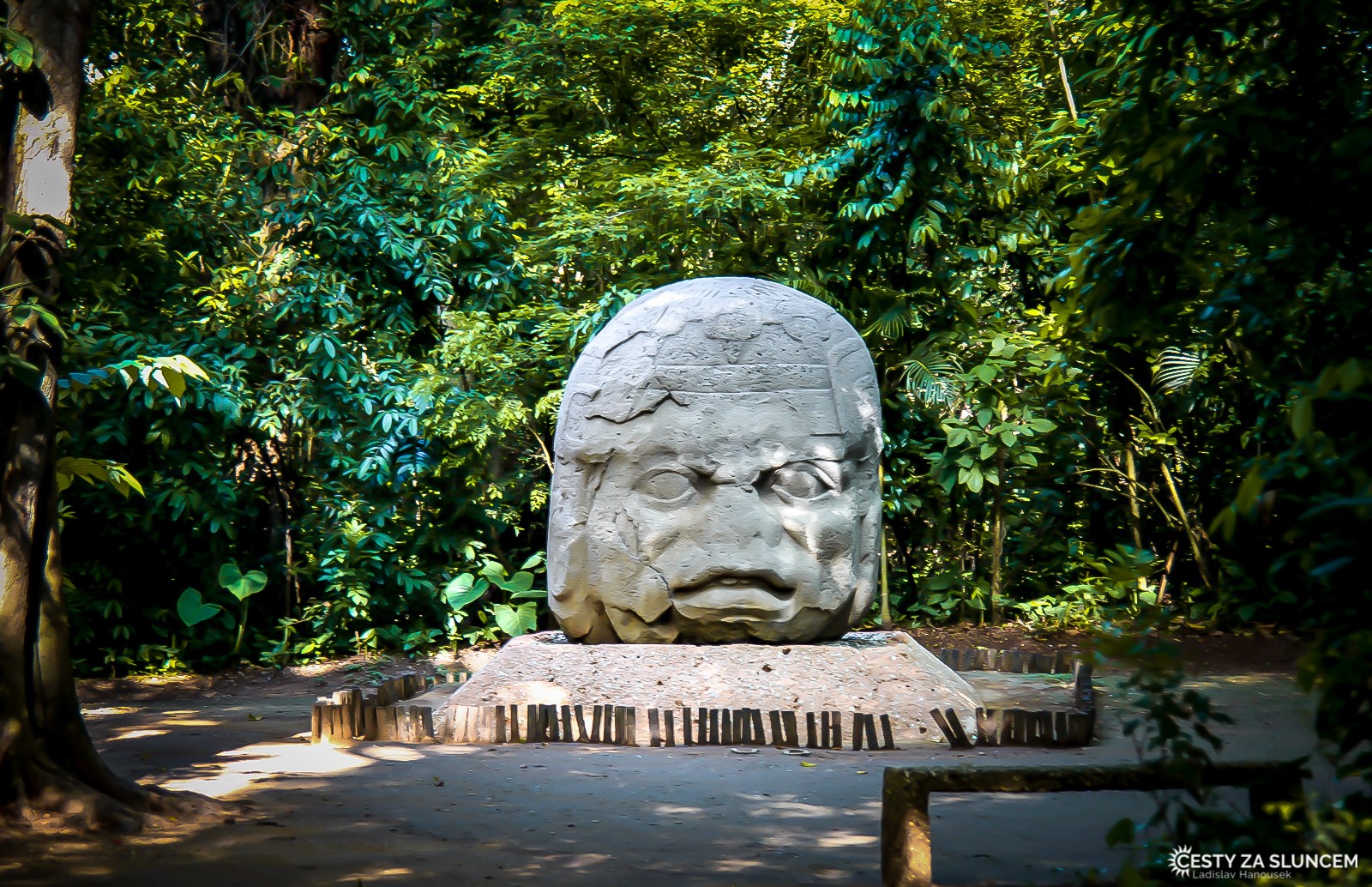 Parque-Museo La Venta ve městě Villahermosa. - Ladislav Hanousek, Mexiko