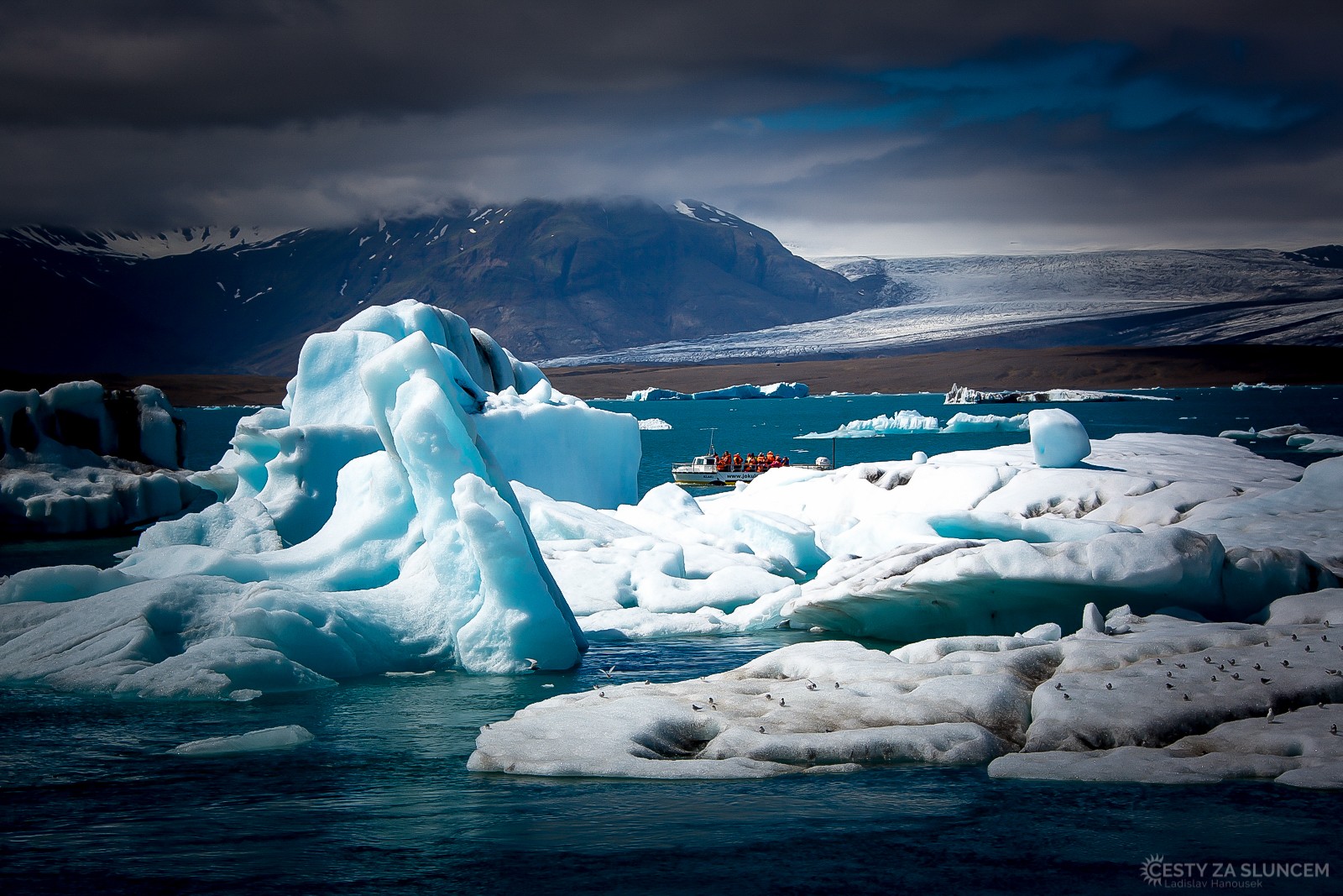 Ledovcové jezero Jökulsárlón - Ladislav Hanousek, Island