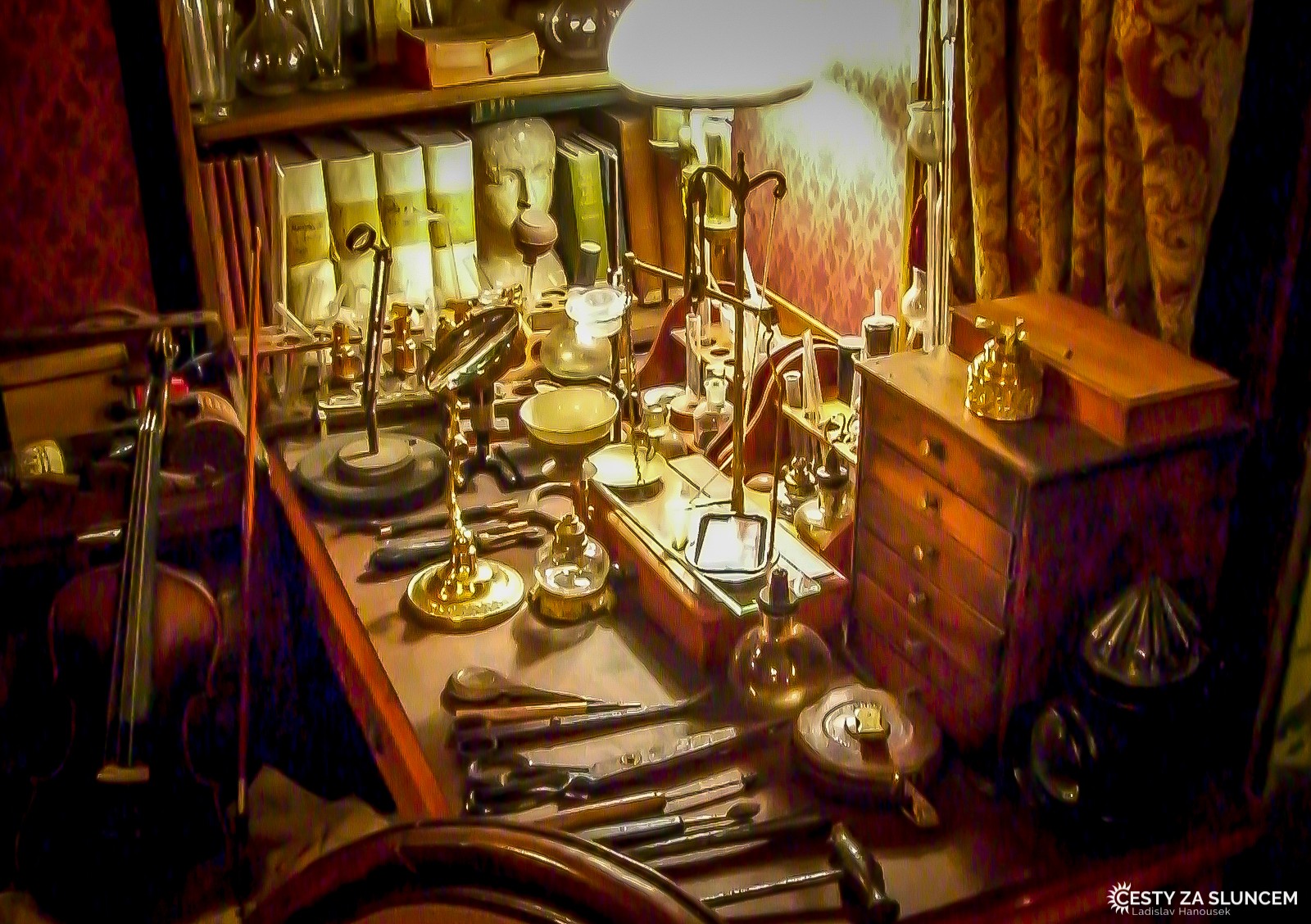 Muzeum Sherlocka Holmese na adrese: 221b Baker St, Marylebone. - Ladislav Hanousek, Anglie