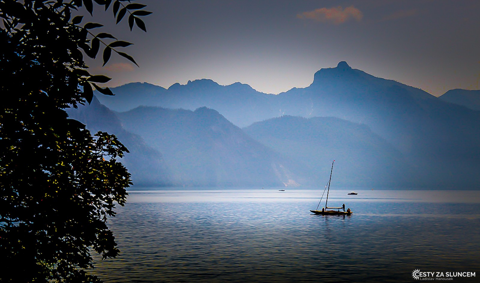 Alpské jezero Traunsee - Ladislav Hanousek, Rakousko