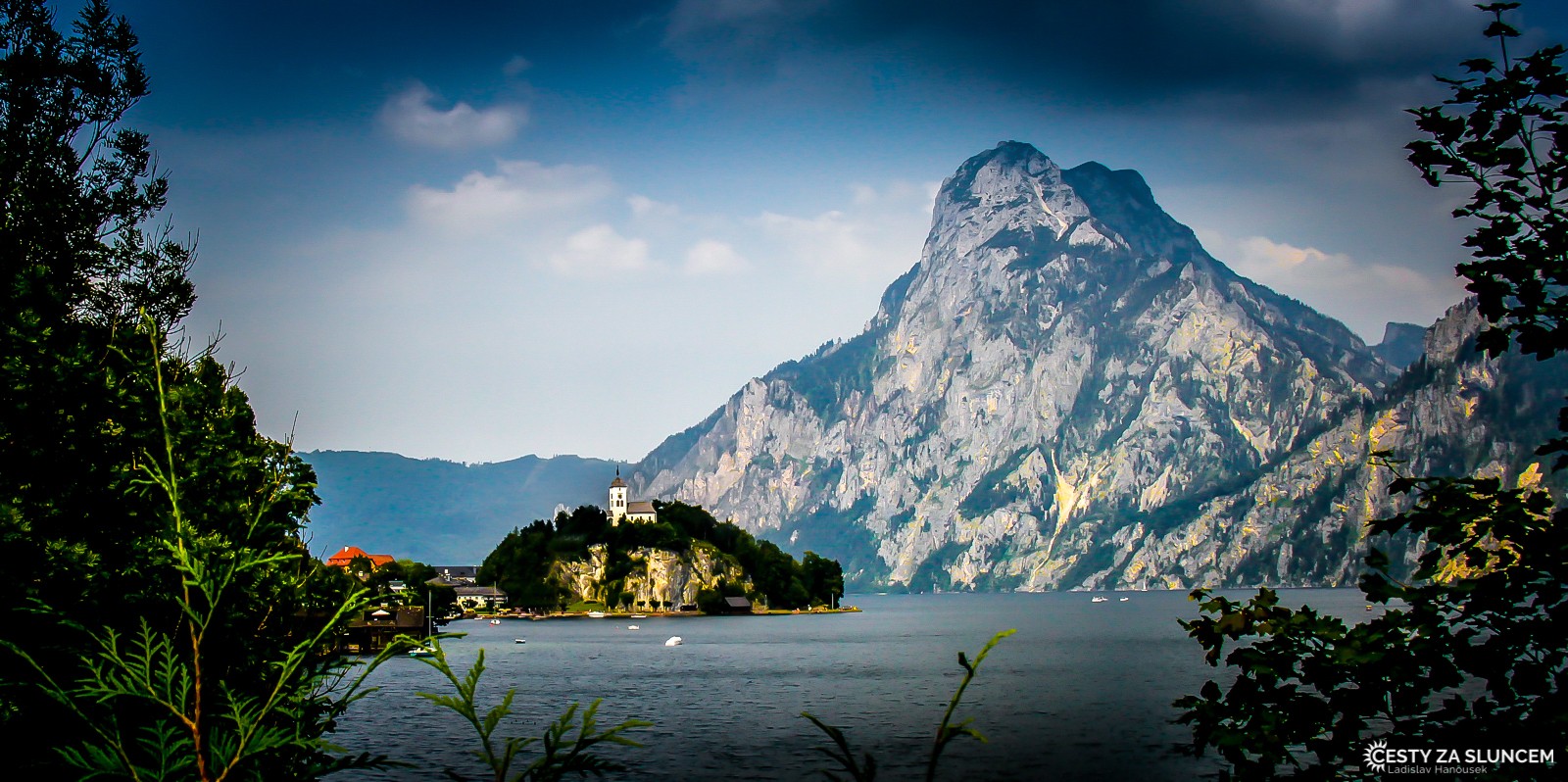 Alpské jezero Traunsee - Ladislav Hanousek, Rakousko