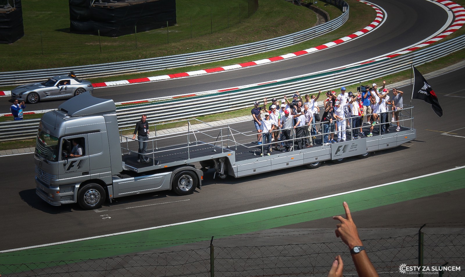 Hungaroring - úvod závodu Formule 1 - Ladislav Hanousek, Maďarsko