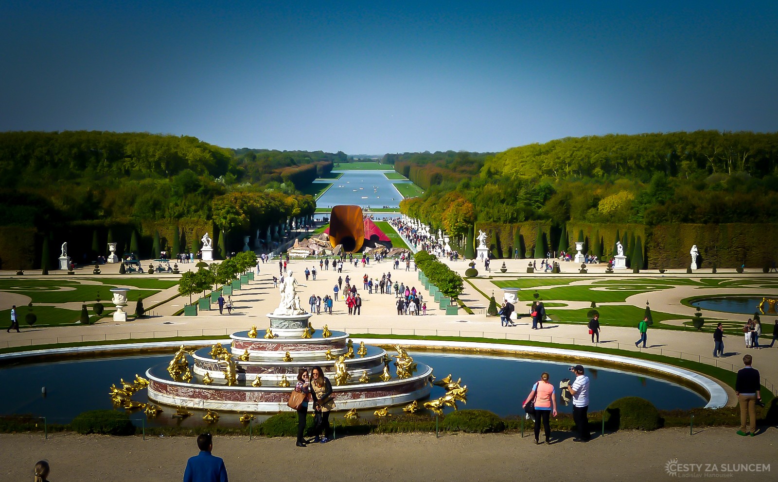 Versailles - zámecké zahrady - Ladislav Hanousek, Paříž