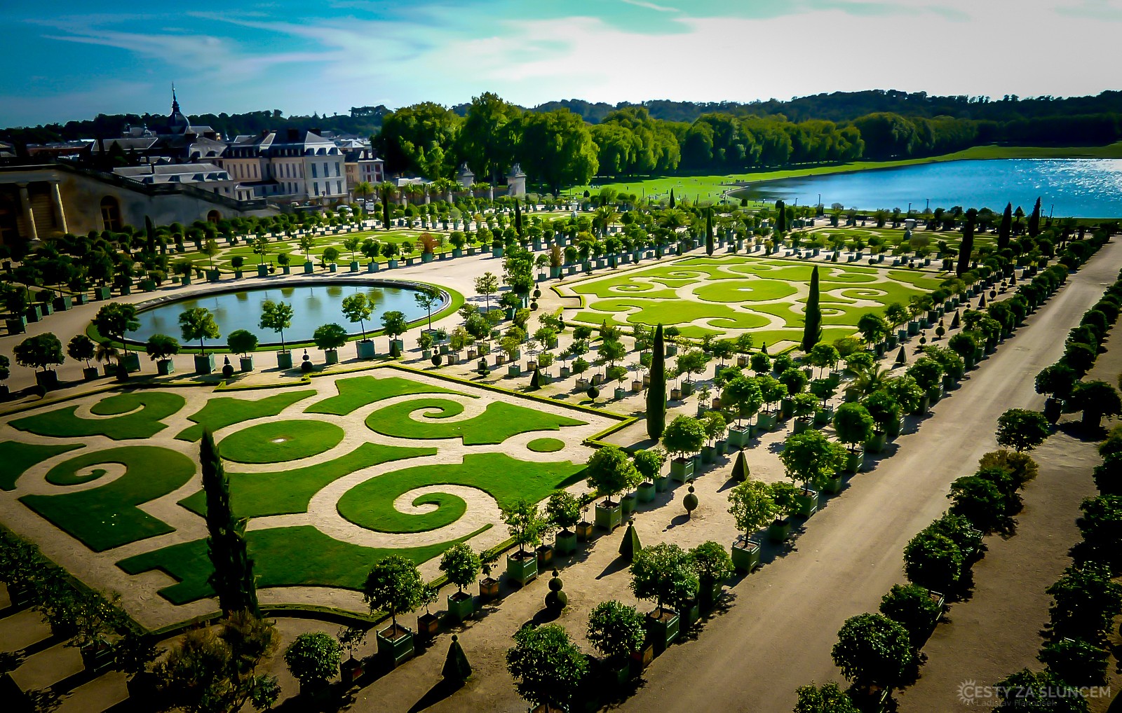Versailles - zámecké zahrady - Ladislav Hanousek, Paříž