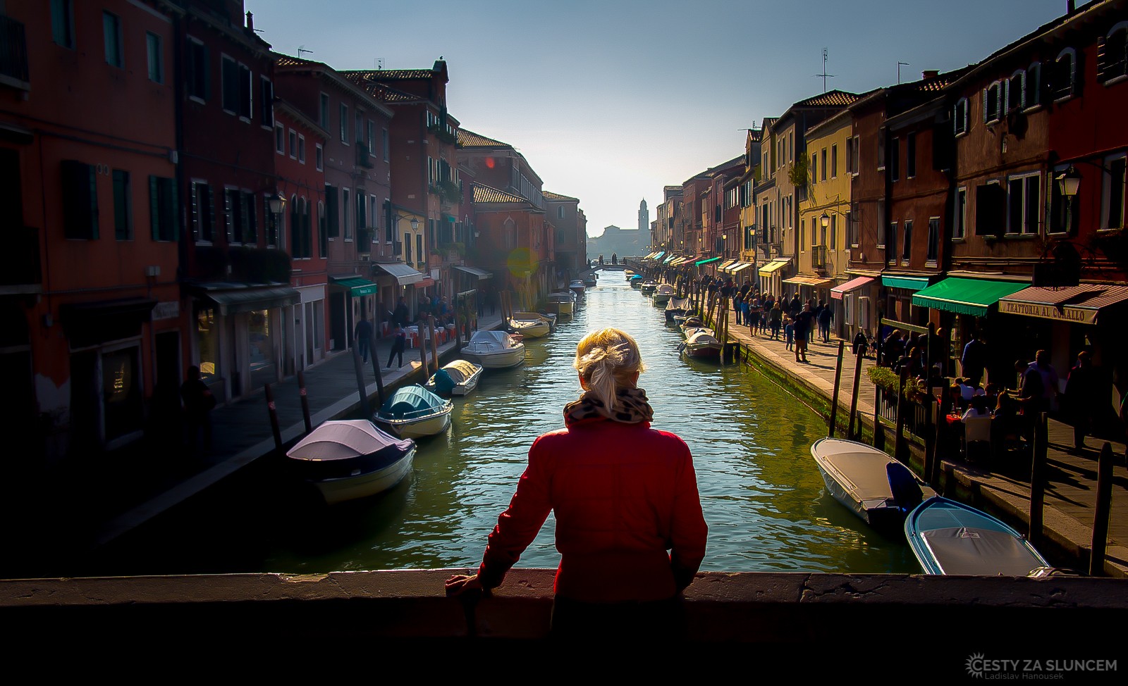 Hlavní kanál na ostrově Burano - Ladislav Hanousek, Itálie