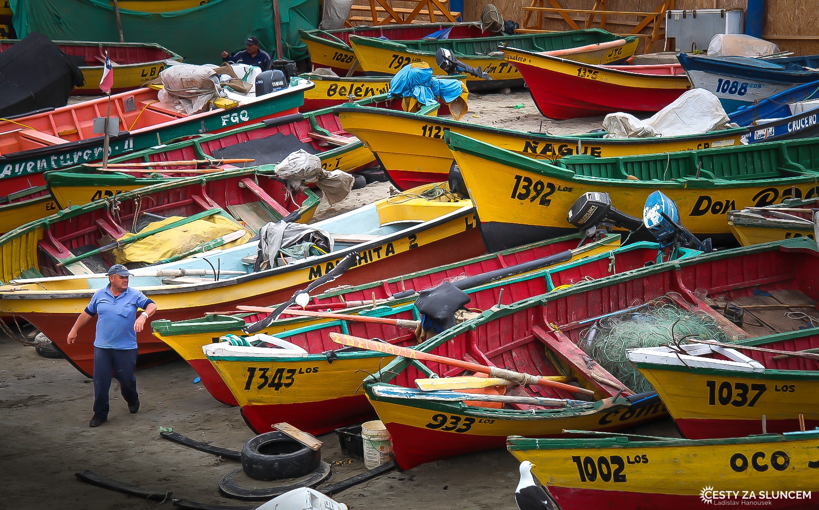 Rybářská vesnička Guaquen - Ladislav Hanousek, Chile