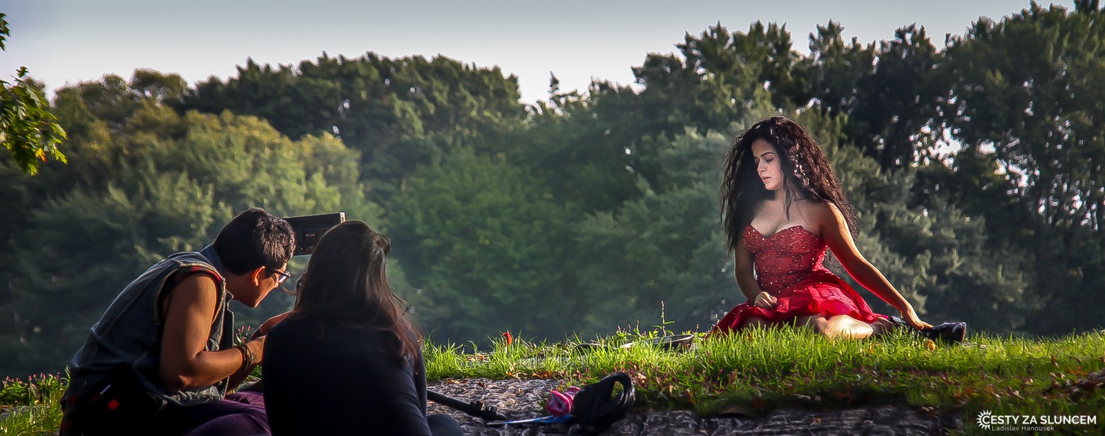 V centrálním parku jsme zastihli uměleckého fotografa. - Ladislav Hanousek, New York