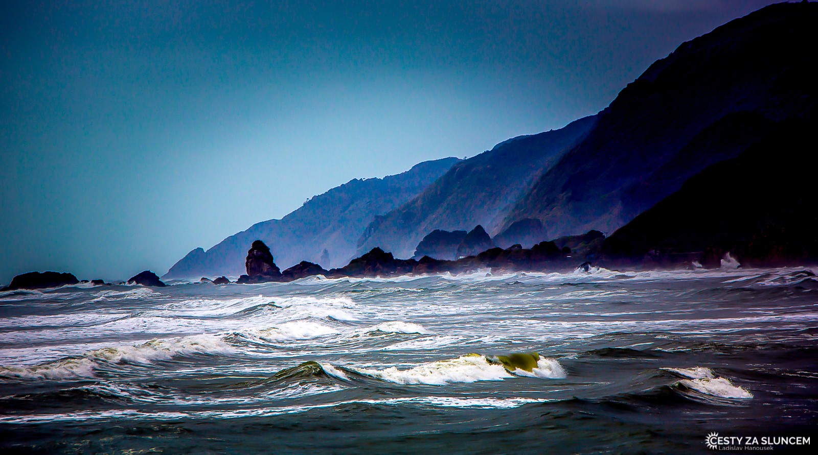 Cape Foulwind, Západní pobřeží u Westportu - Ladislav Hanousek, Nový Zéland - Jižní ostrov