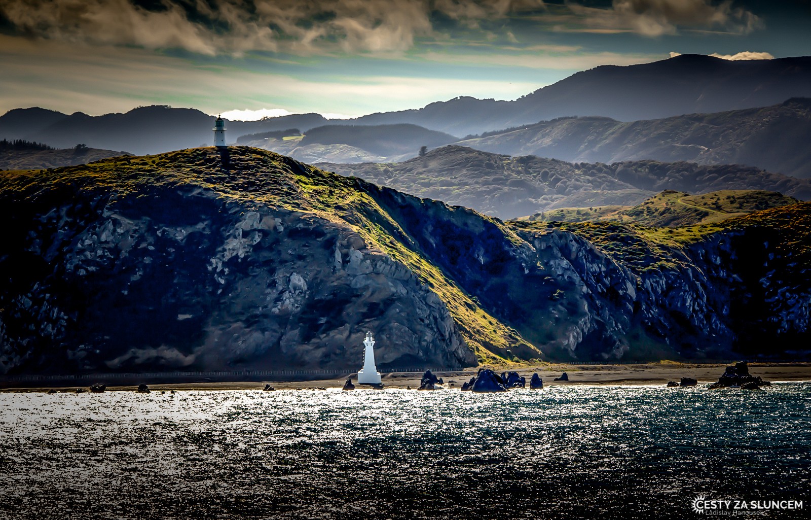 Cesta trajektem z Wellingtonu do Pictonu - Ladislav Hanousek, Nový Zéland - Severní ostrov