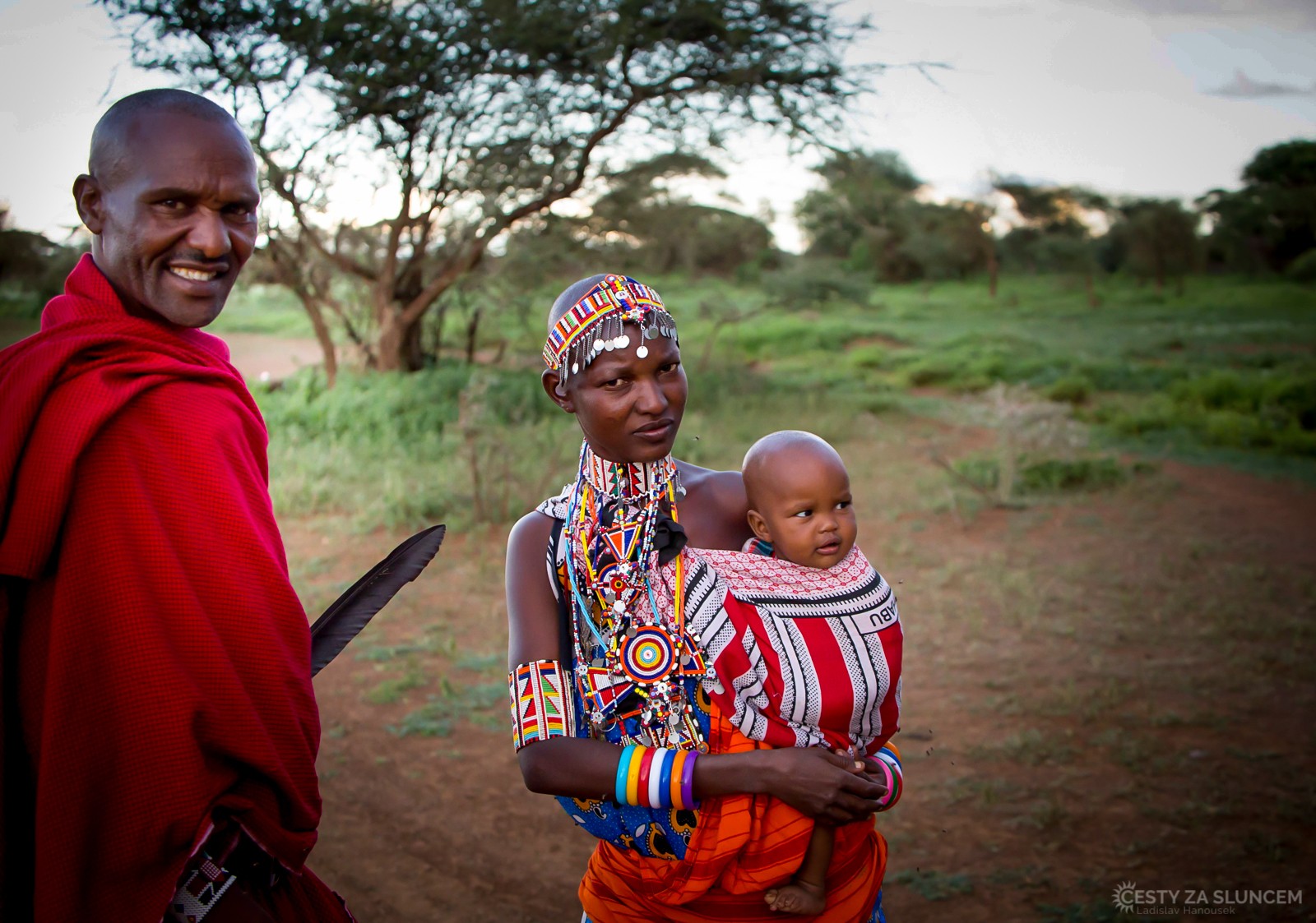 NP Masai Mara - bohatší masajská rodina - Ladislav Hanousek, Keňa