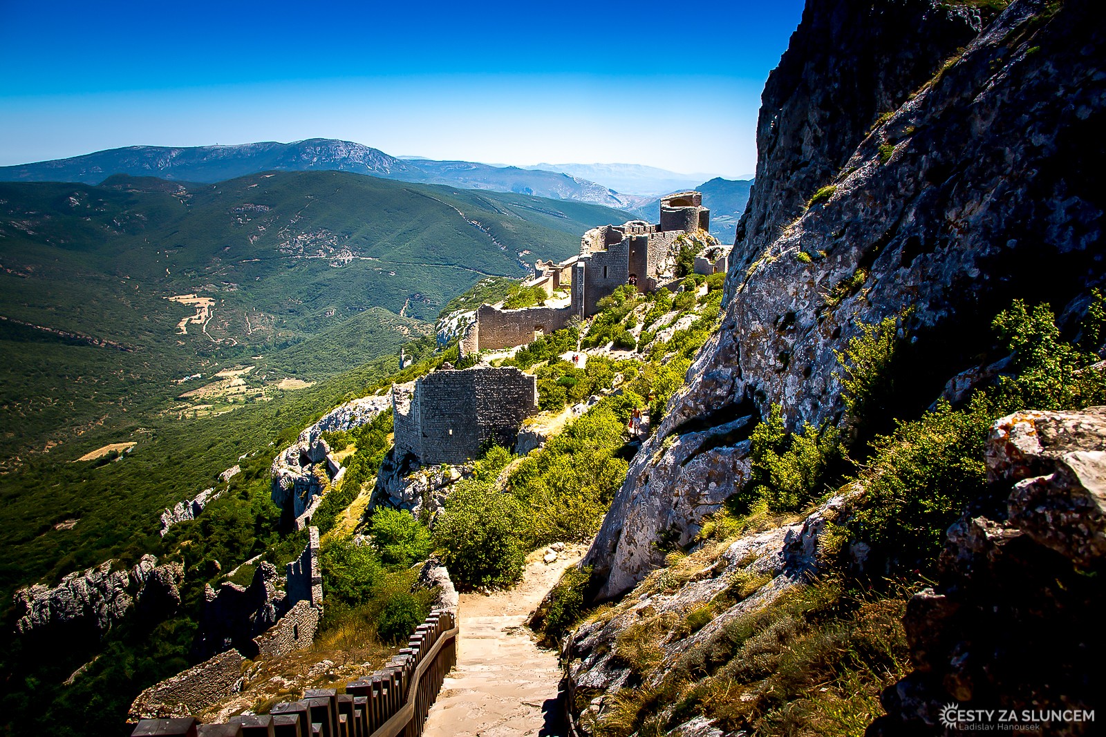 Chateau Peyrepertuse - Ladislav Hanousek, Jižní Francie
