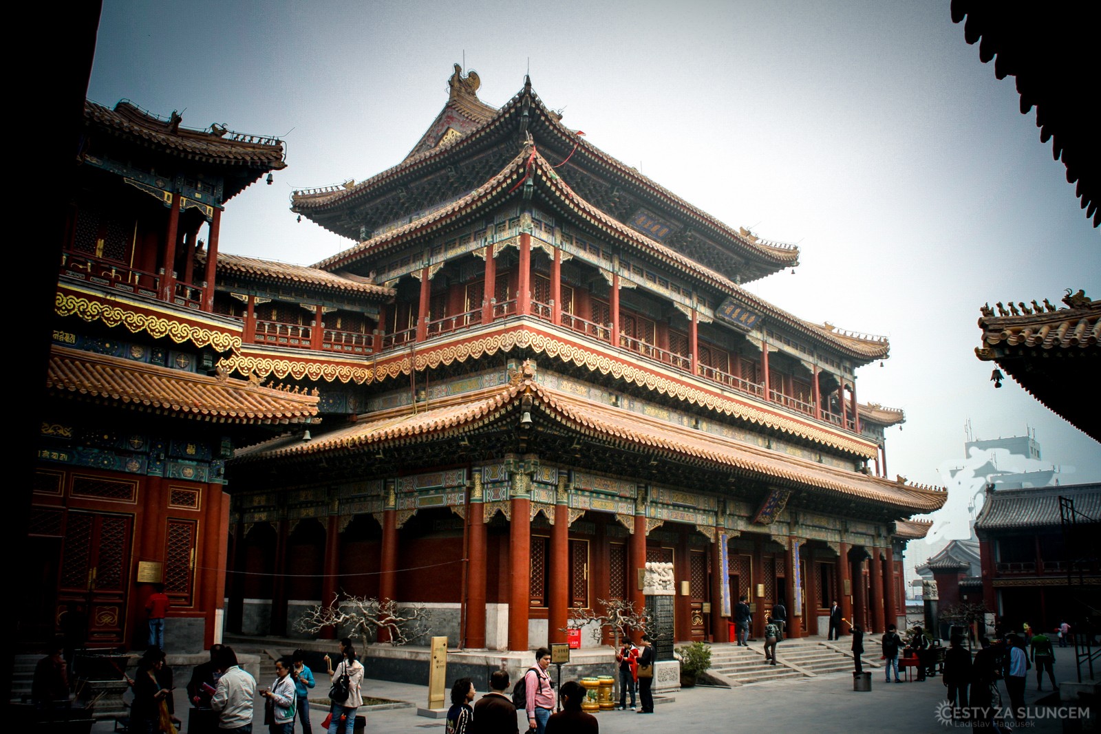 Peking - Svatyně v centru města. - Ladislav Hanousek, Čína