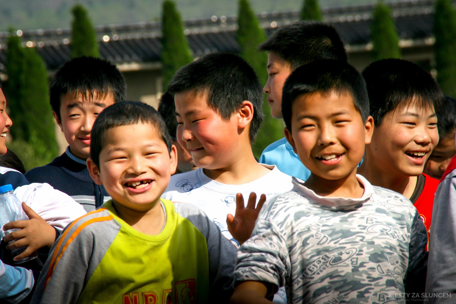 Návštěvnící v ZOO v Pekingu. - Ladislav Hanousek, Čína