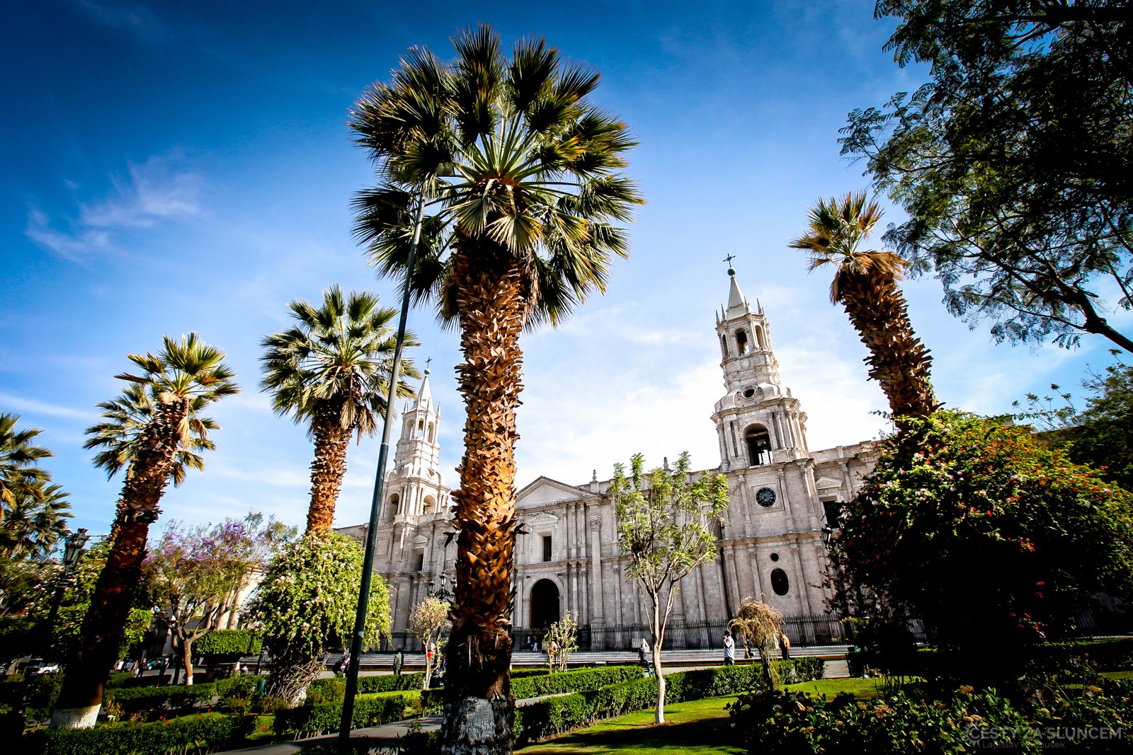 Arequipa - náměstí Plaza de Armes. - Ladislav Hanousek, Peru