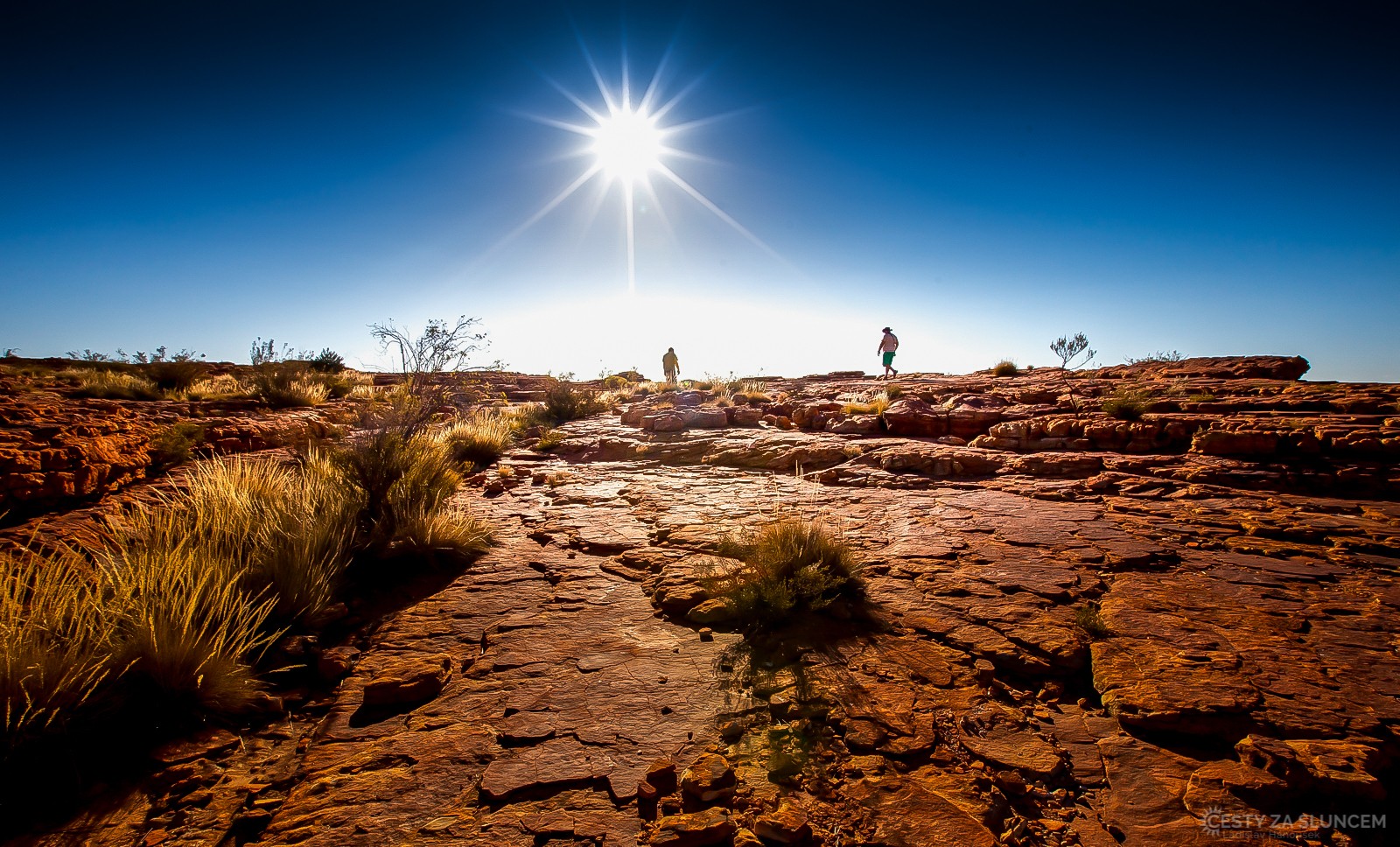 MacDonnell Ranges - příjemný, 6 km dlouhý okruh ve skalách - Kings Canyon Walk. - Ladislav Hanousek, Střední Austrálie