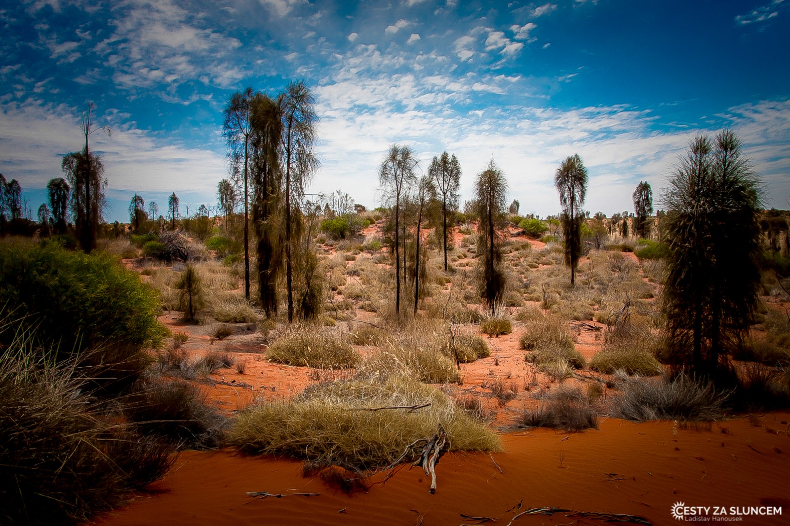 Krajina podél Stuart Highway mezi NP Elsey a Alice Springs - Ladislav Hanousek, Střední Austrálie