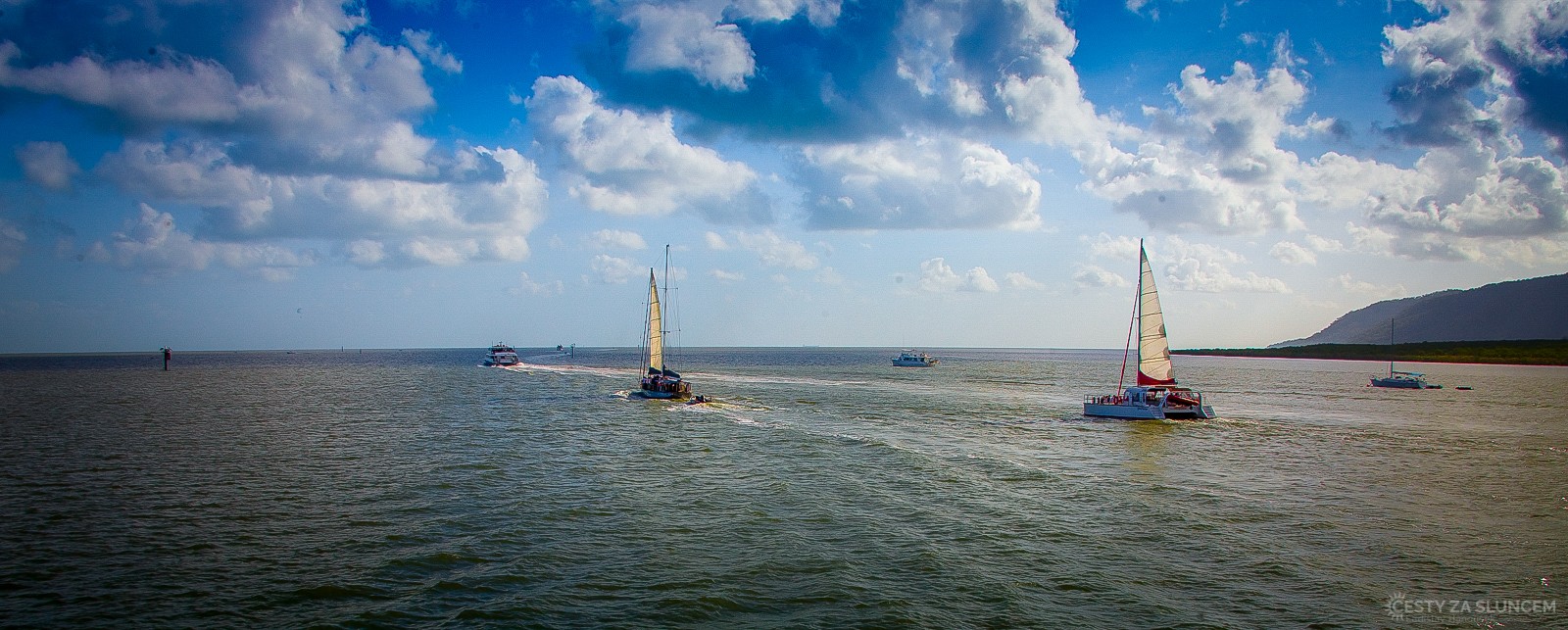 Cesta z Cairns k Velkému bariérovému útesu na šnorchlování a potápění. - Ladislav Hanousek, Východní Austrálie