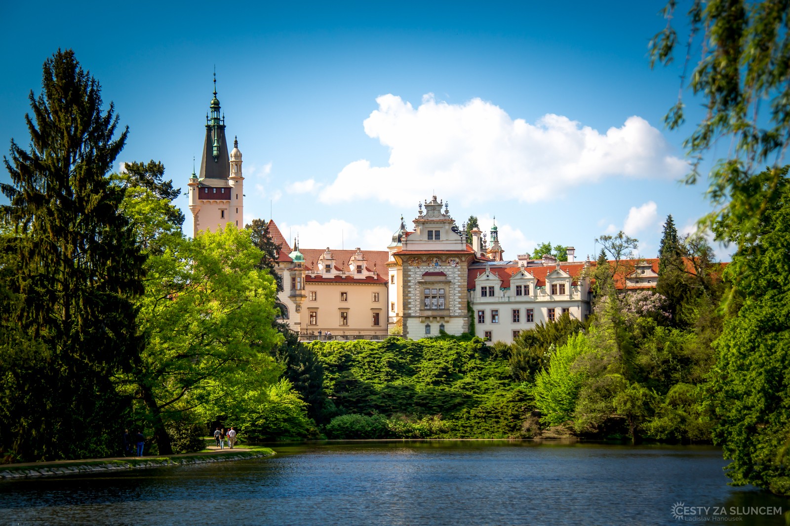 Průhonice - Ladislav Hanousek, Hrady a zámky v Čechách