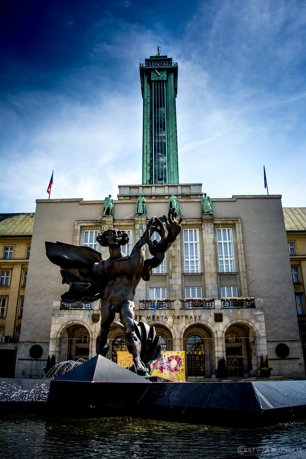 Ostrava - vyhlídková věž Nové radnice - Ladislav Hanousek, Rozhledny