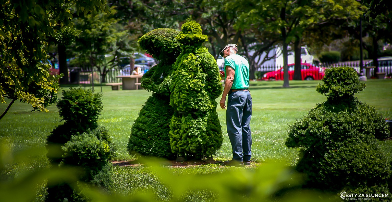 Centrální park ve městě Columbus. - Ladislav Hanousek, Ohio
