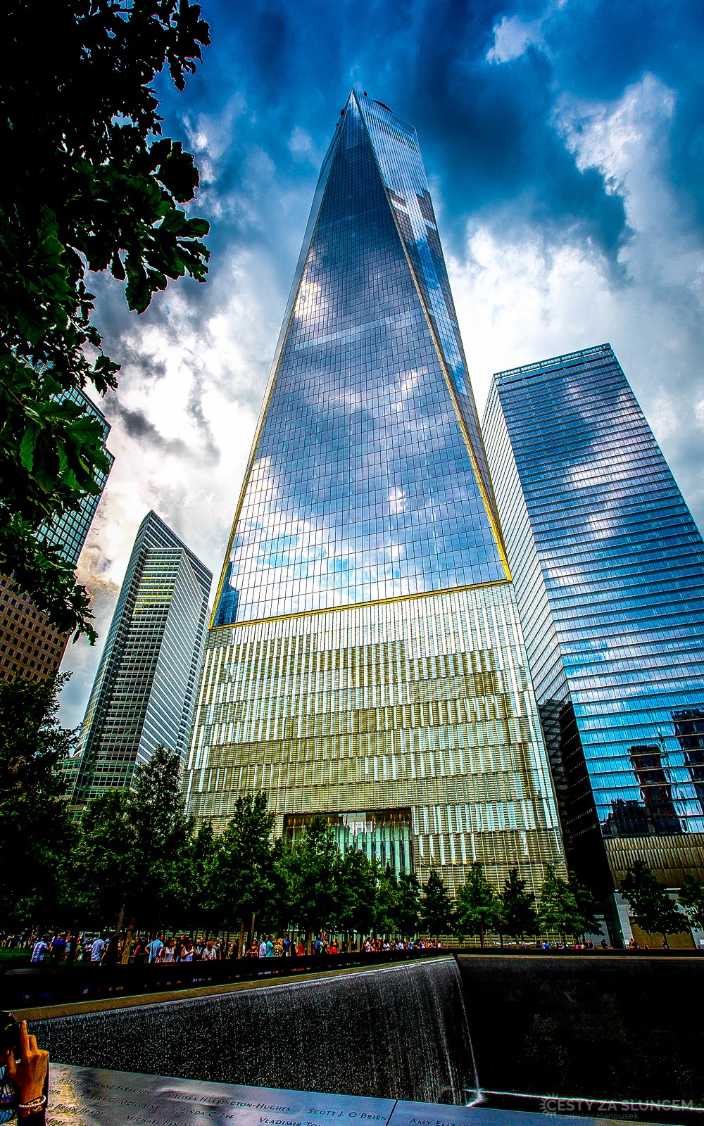 Nový mrakodrap One World Trade Center dostavěný v roce 2015 má 104 nadzemních podlaží. - Ladislav Hanousek, New York