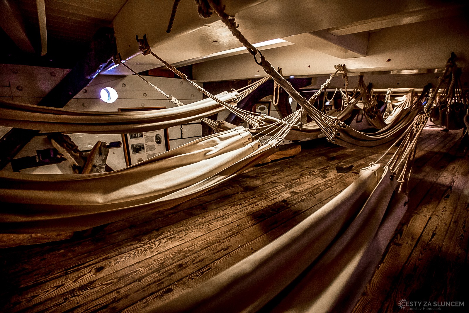 Podpalubí korvety USS Constelation. - Ladislav Hanousek, Maryland