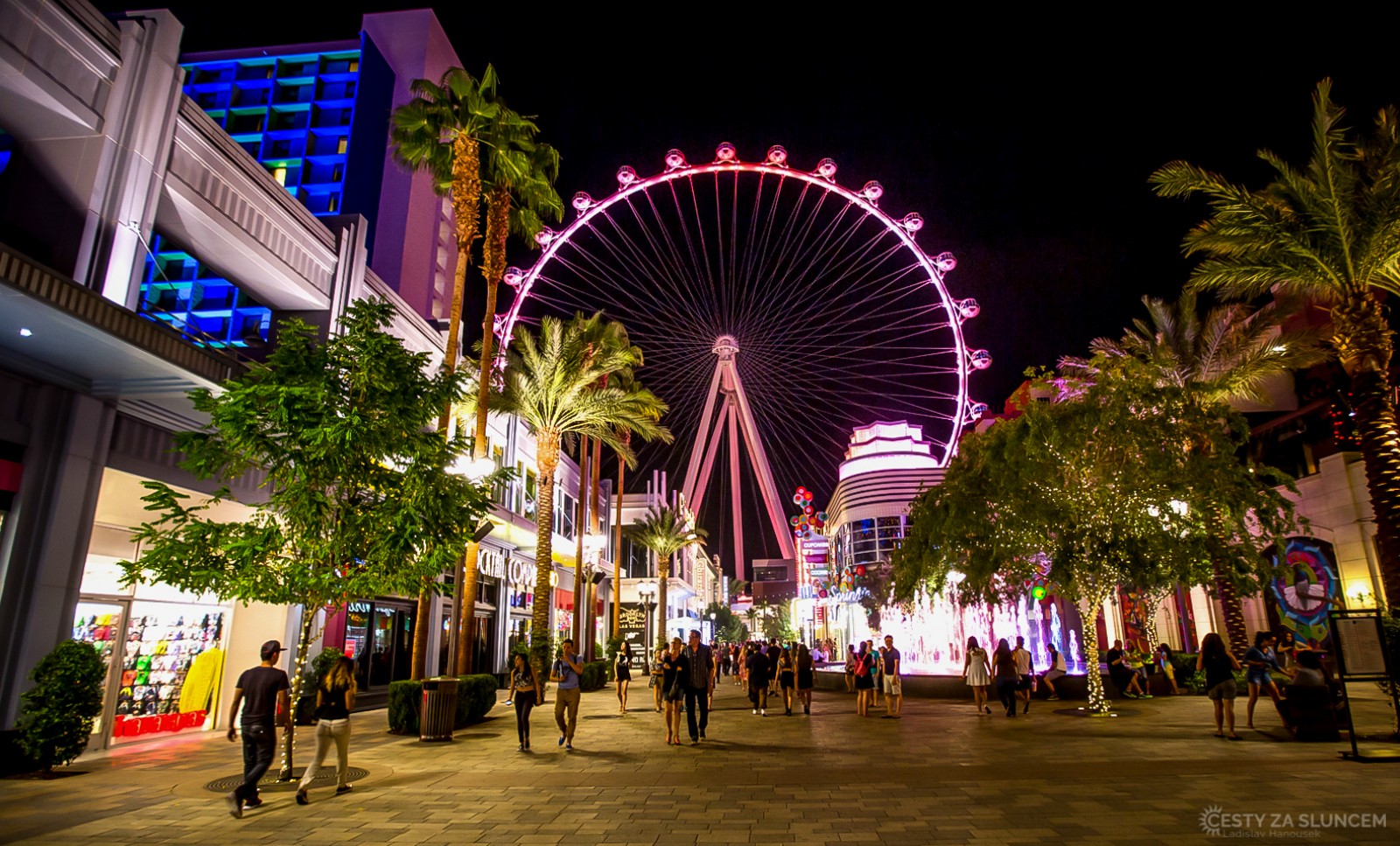 High Roller - od roku 2014 největší vyhlídkové kolo na světě. - Ladislav Hanousek, Las Vegas