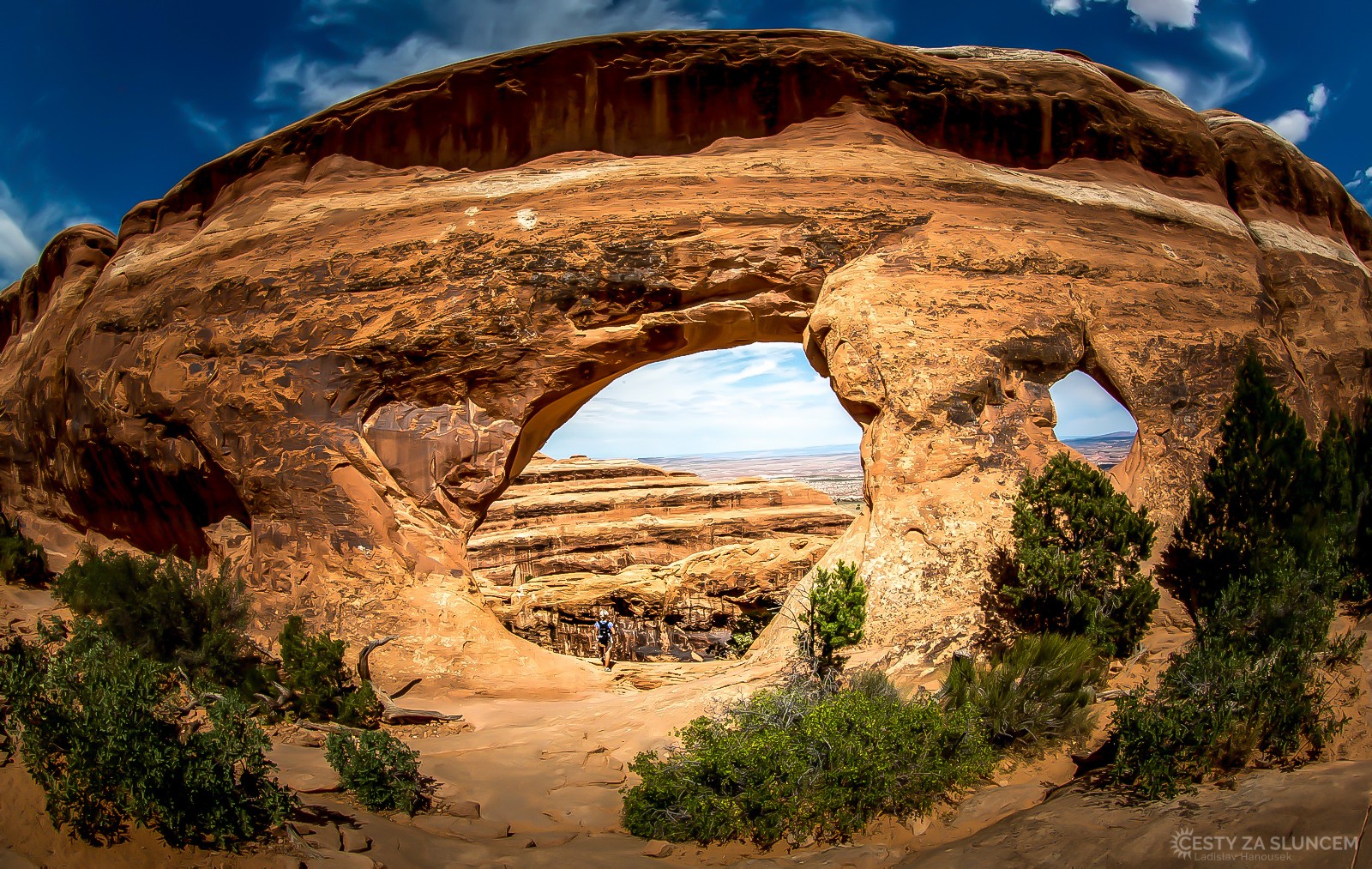 Partition Arch v oblasti Devils Garden - Ladislav Hanousek, Arches NP