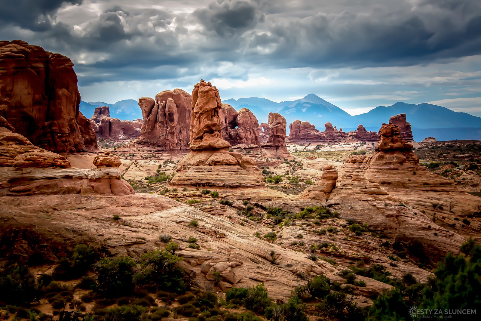 Nejen oblouky zdobí národní park Arches - Ladislav Hanousek, Arches NP