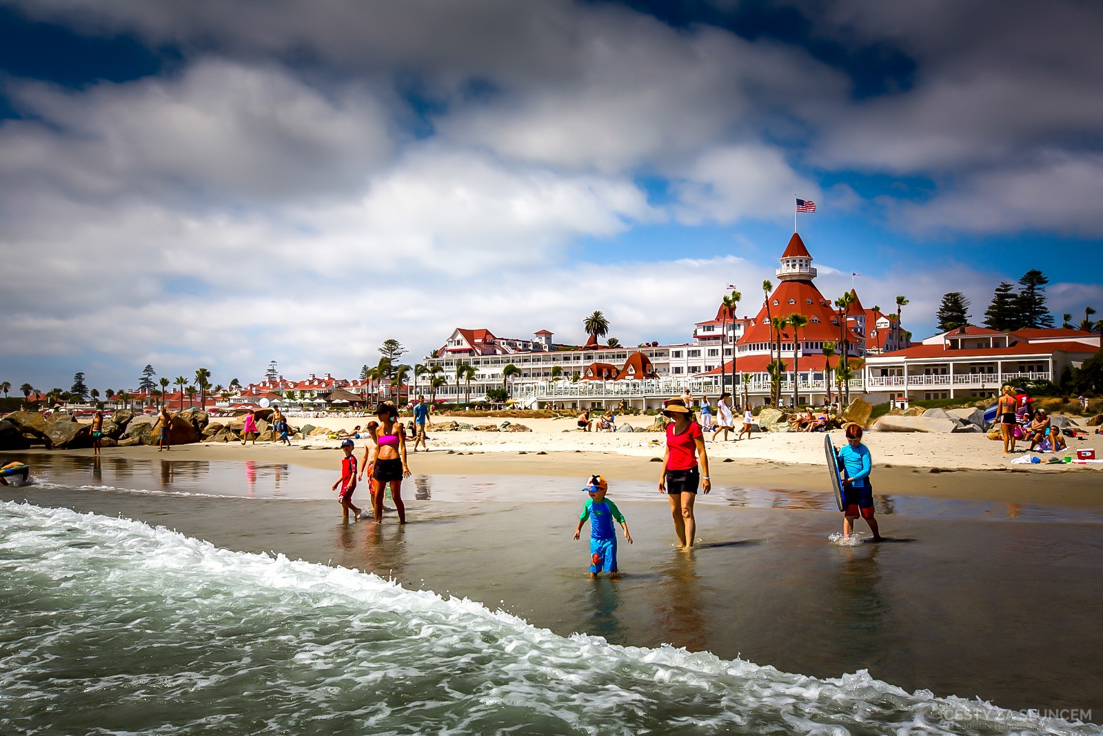 U hotelu hotelu Coronado je nejhezčí pláž v San Diegu. - Ladislav Hanousek, San Diego
