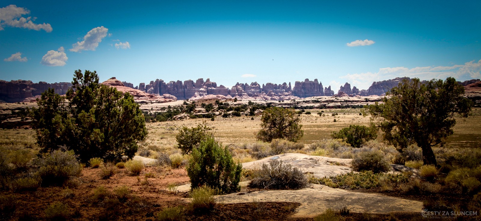 Needles jsou další částí NP Canyolands. - Ladislav Hanousek, Canyonland NP