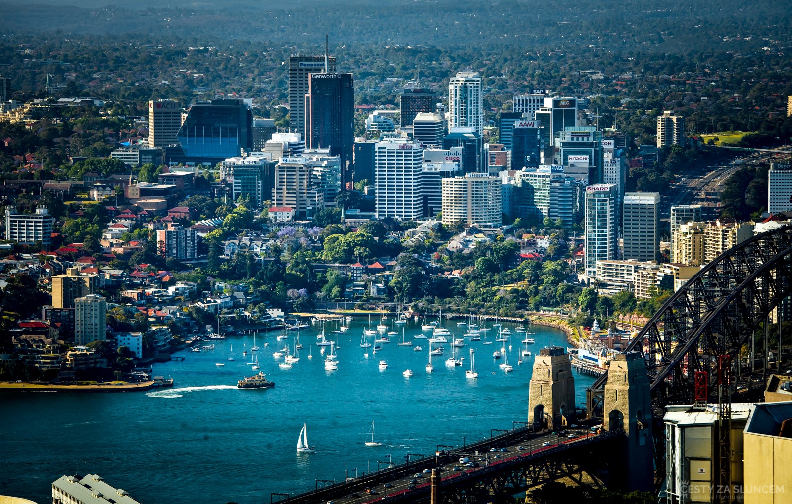 Část přístavu Port Jackson v Sydney - Ladislav Hanousek, Východní Austrálie