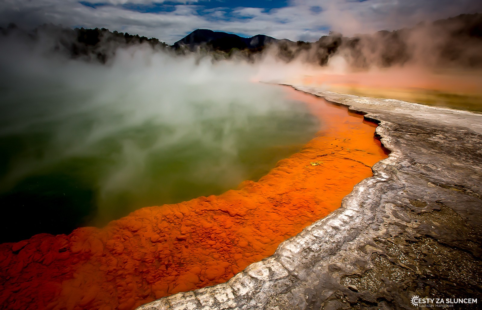 Přírodní park Wai-O-Tapu - Champagne Pool - Ladislav Hanousek, Nový Zéland - Severní ostrov