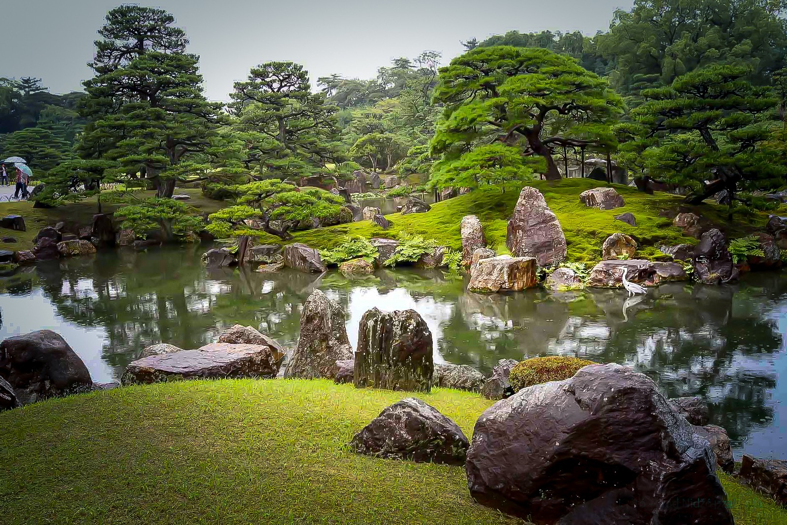 Zahrada Nidžó v Kjótu. Japonsko - Ladislav Hanousek, Kamenná krása