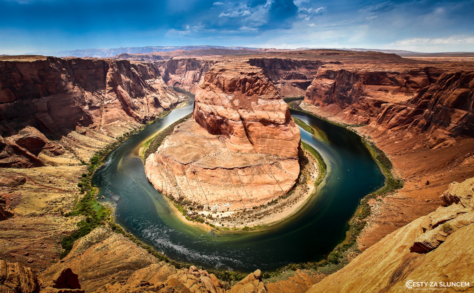 Horseshoe Bend: oblouk řeky Colorado. Jihozápad USA - Ladislav Hanousek, Kamenná krása