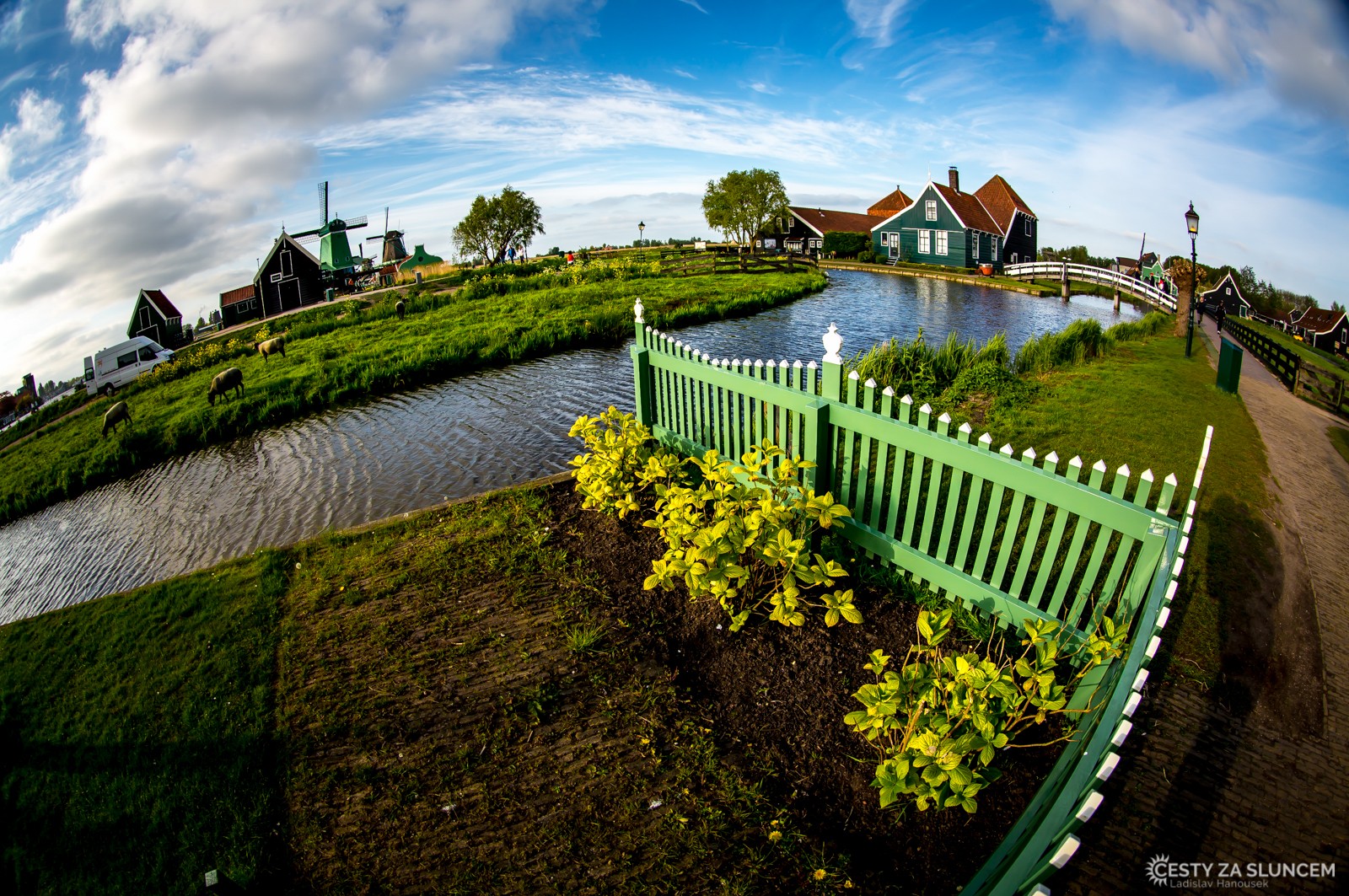 Skanzen Zaanse Schans - Ladislav Hanousek, Holandsko - květinový park Keukenhof