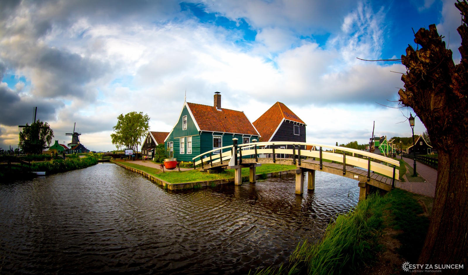 Skanzen Zaanse Schans - Ladislav Hanousek, Holandsko - květinový park Keukenhof