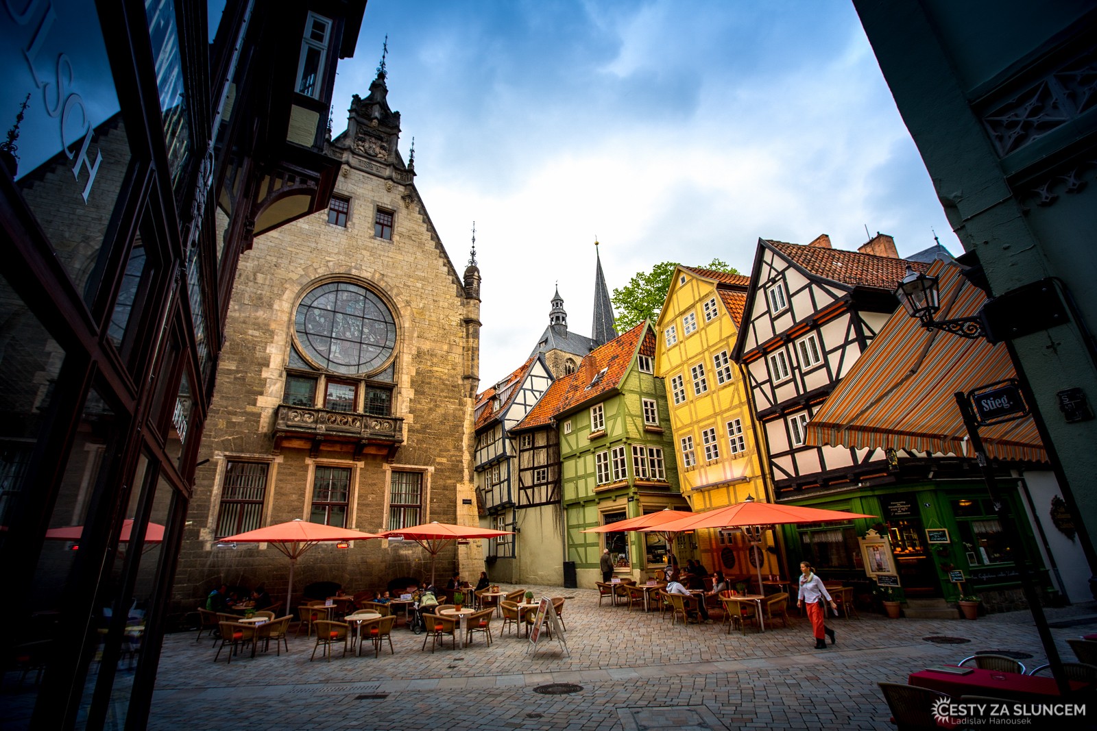 Návštěva Quedlinburgu zpestří naši zpáteční cestu. - Ladislav Hanousek, Holandsko - květinový park Keukenhof