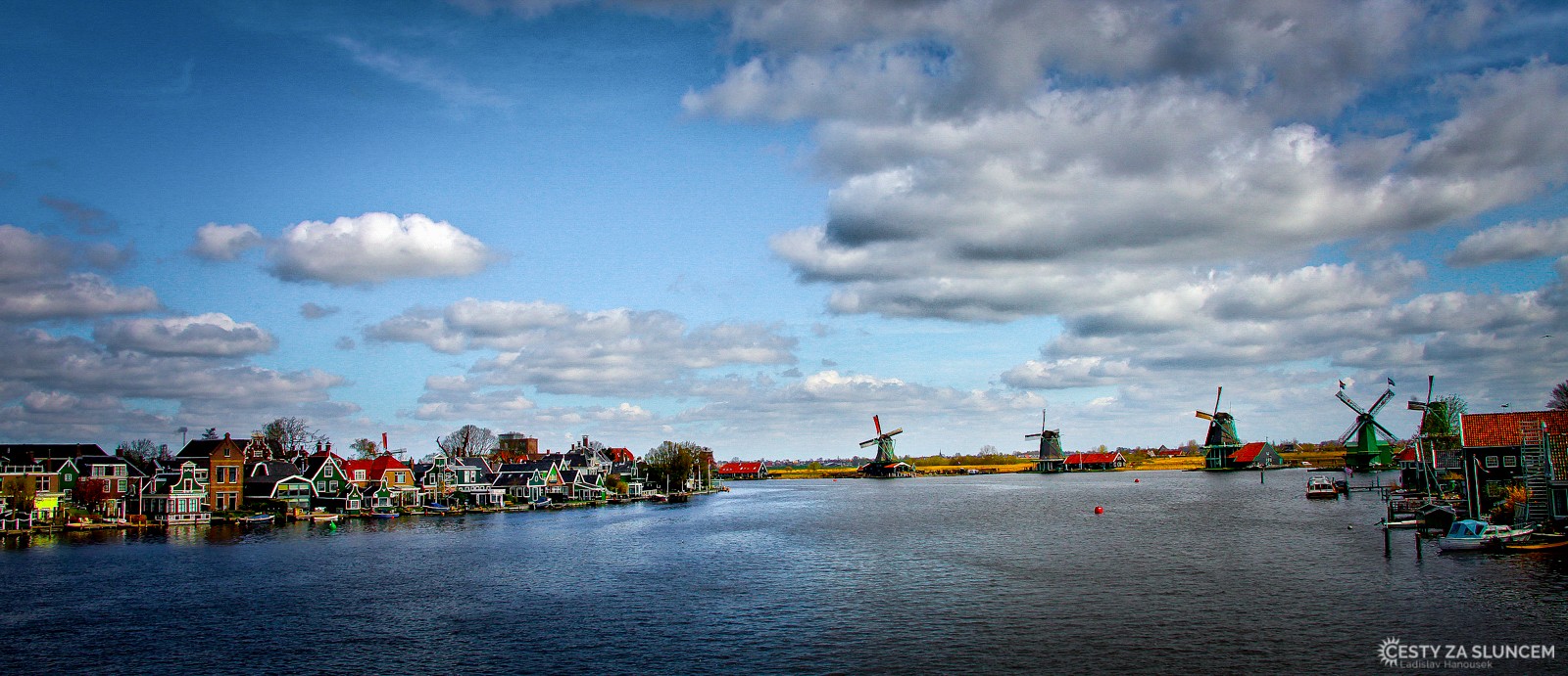 Skanzen Zaanse Schans - Ladislav Hanousek, Holandsko - květinový park Keukenhof