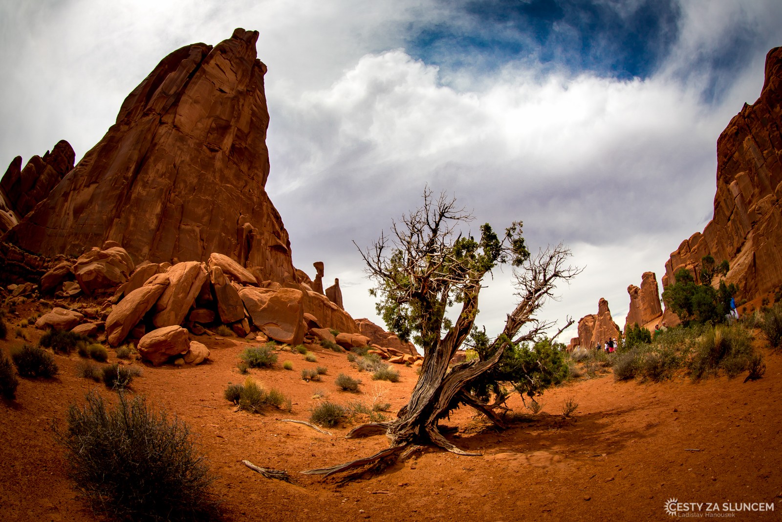 Park Avenue Viewpoint and Trailhead - Ladislav Hanousek, Arches NP