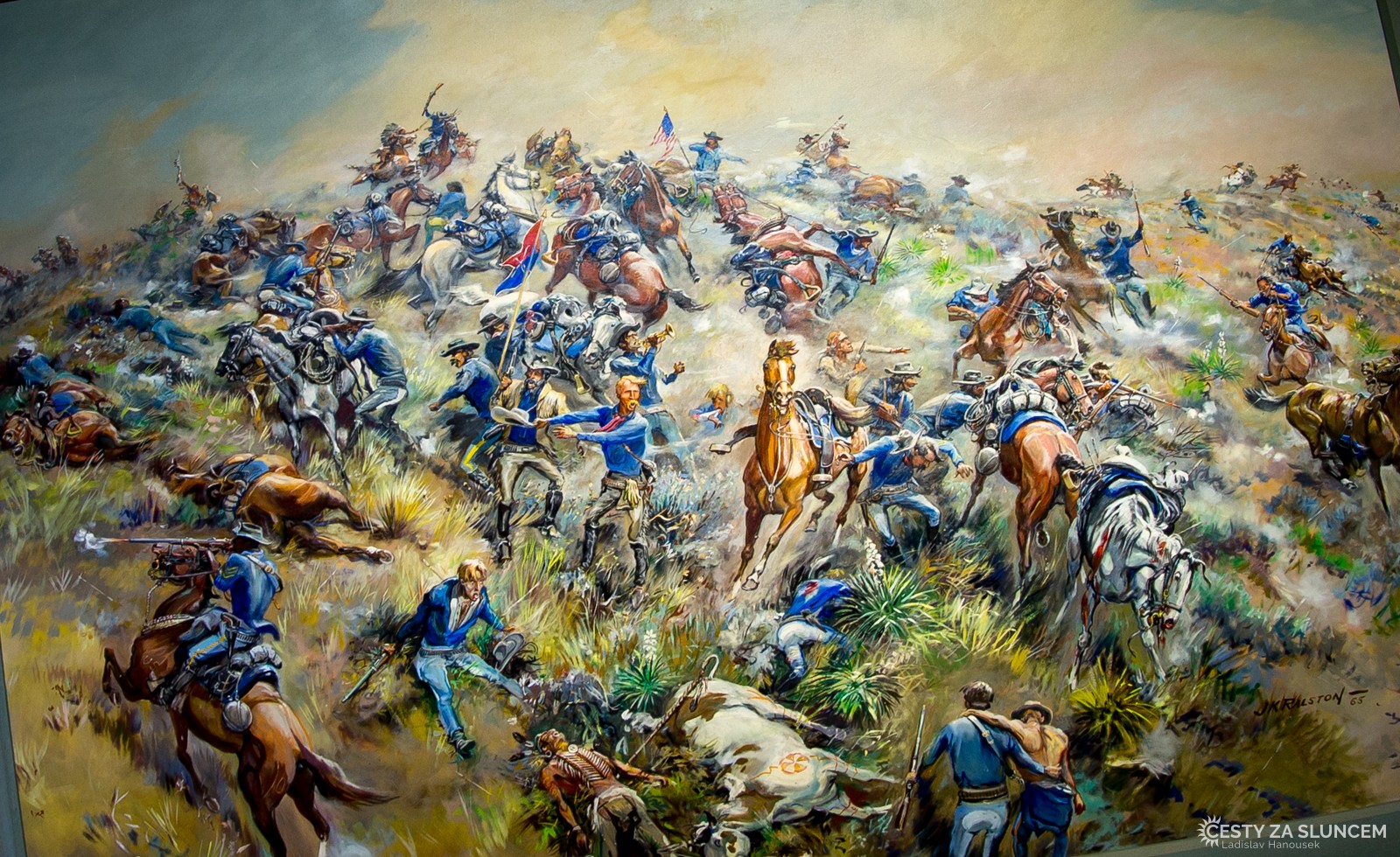 Boje na pláních Little Bighornu trvaly dva dny - 25. a 26. června 1876. - Ladislav Hanousek, Montana