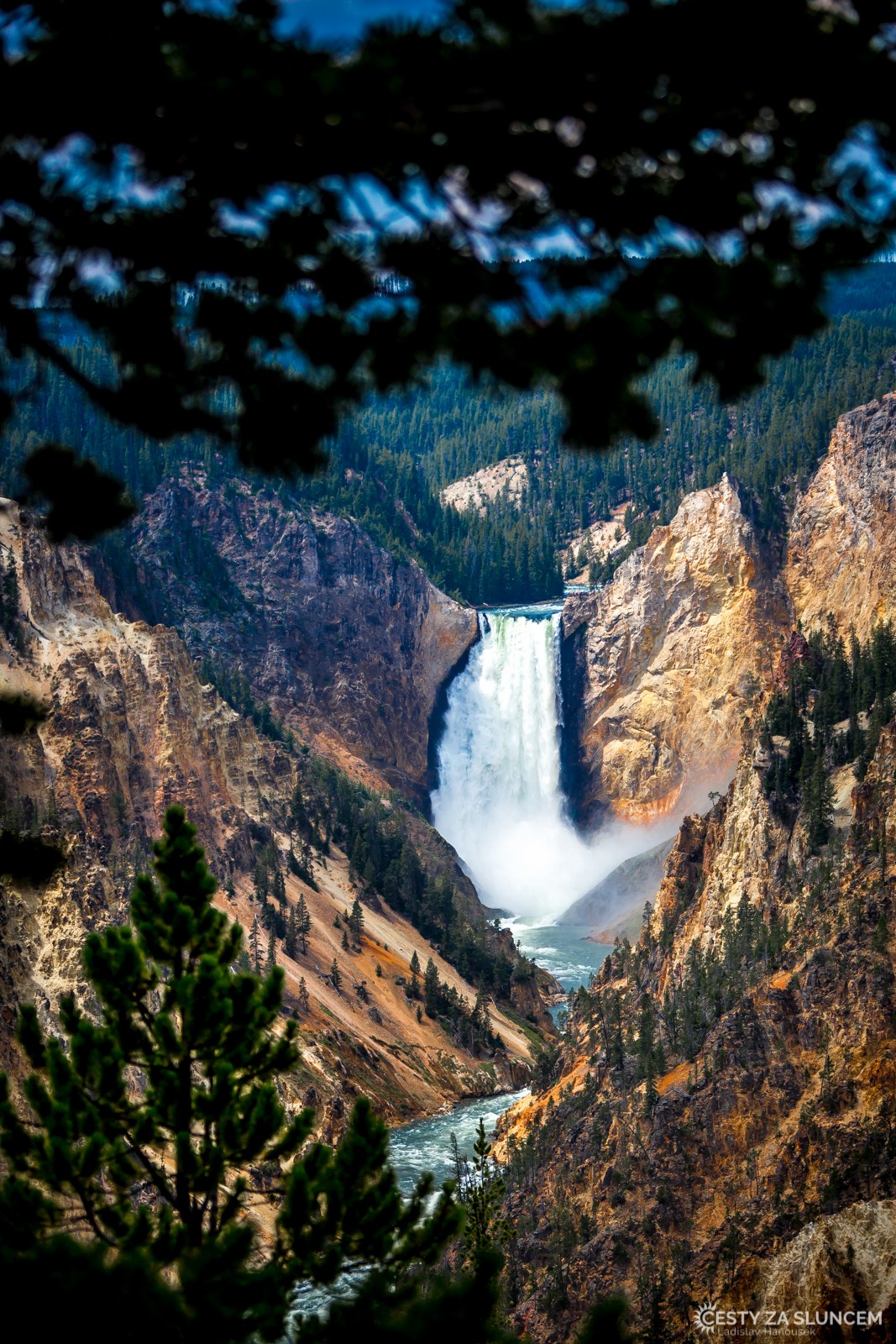 Upper Yellowstone Falls - Ladislav Hanousek, Yellowstone NP